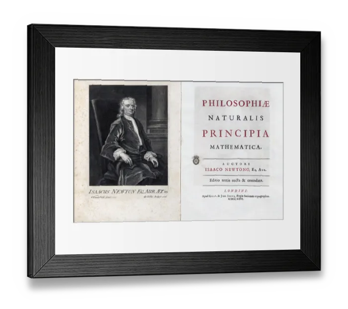 Framed Print : Philosophiae Naturalis Principia Mathematica