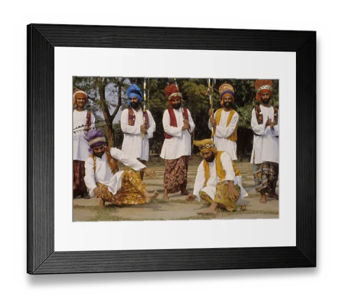 Framed Print : Baisakhi Festival, Punjab, India