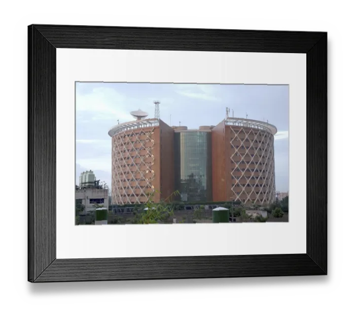 Framed Print : Modern building at Hi Tech city Framed Print : Modern building at Hi Tech city
