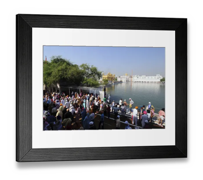 Framed Print : Golden temple, amritsar, punjab, india, asia