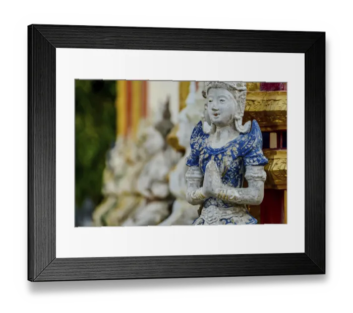 Framed Print : Statue of buddha in thailand