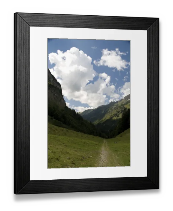 Framed Print : Mountain trail in the Alps Framed Print : Mountain trail in the Alps