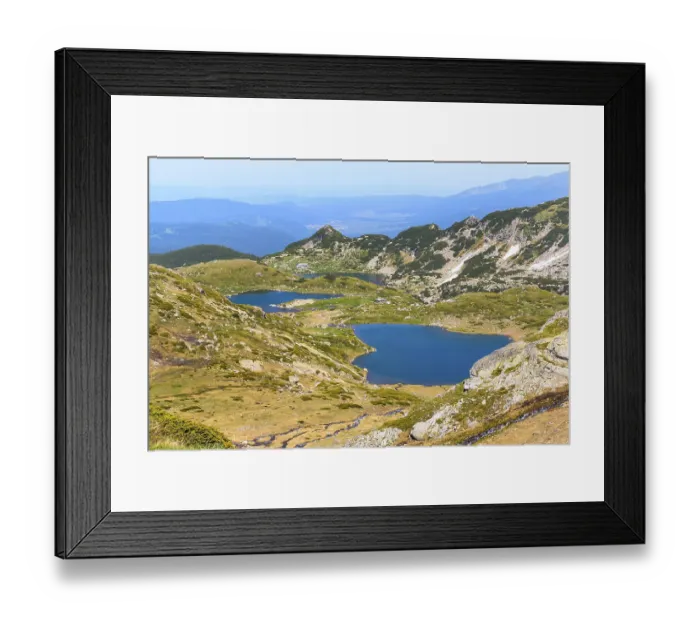 Framed Print : The Seven Rila Lakes in National Park Rila Framed Print : The Seven Rila Lakes in National Park Rila