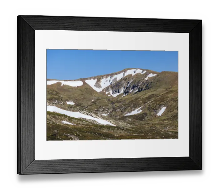 Framed Print : Landscape views over the Snowy River towards Main Range Walk on a summer's day in Kosciuszko National Park Framed Print : Landscape views over the Snowy River towards Main Range Walk on a summer's day in Kosciuszko National Park