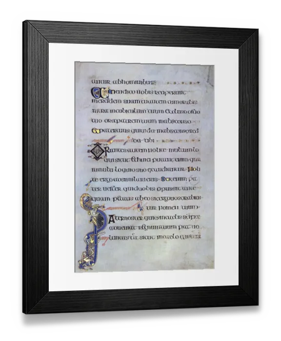Framed Print : The Book of Kells (Irish: Leabhar Cheanannais) (Dublin) Framed Print : The Book of Kells (Irish: Leabhar Cheanannais) (Dublin)