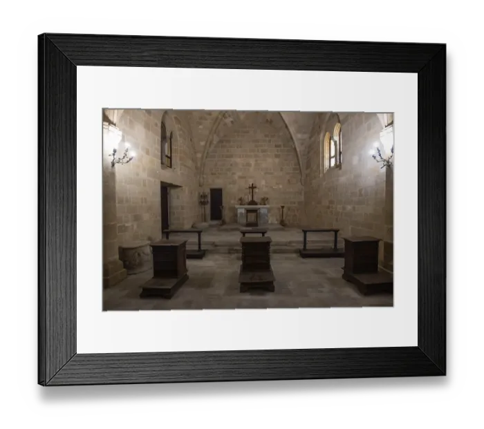 Framed Print : Chapel, Grand Masters Palace built in the 14th century by the Johnnite Order Framed Print : Chapel, Grand Masters Palace built in the 14th century by the Johnnite Order