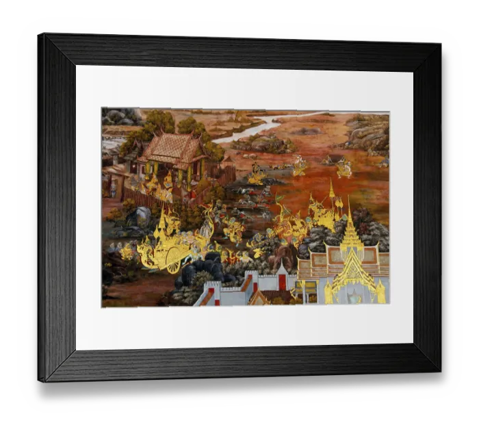 Framed Print : The Ramayana is a story as old as time and - at least in the Indian subcontinent Framed Print : The Ramayana is a story as old as time and - at least in the Indian subcontinent