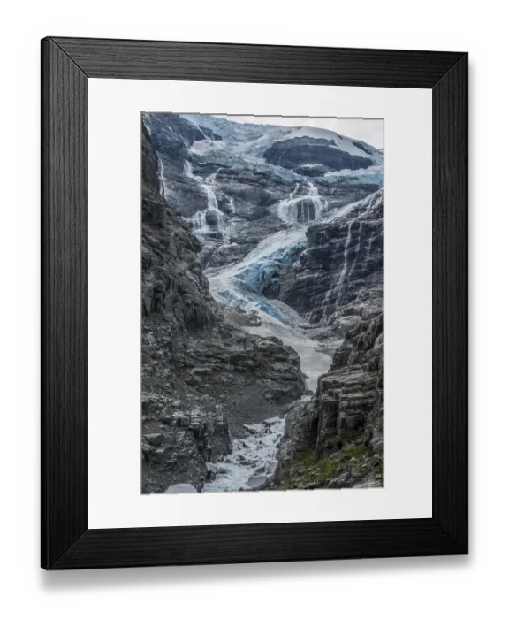 Framed Print : The Kjenndalsbreen is part of the Jostedalsbreen Framed Print : The Kjenndalsbreen is part of the Jostedalsbreen