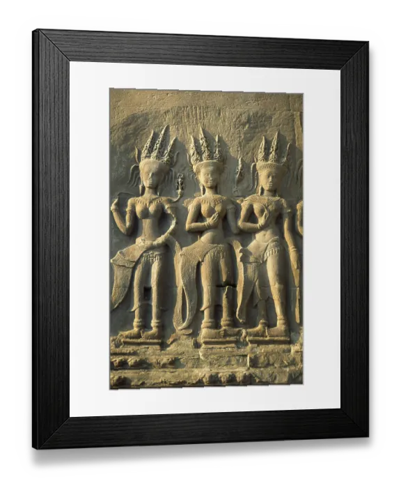 Framed Print : Angkor Wat was built for King Suryavarman II (ruled 1113-50)