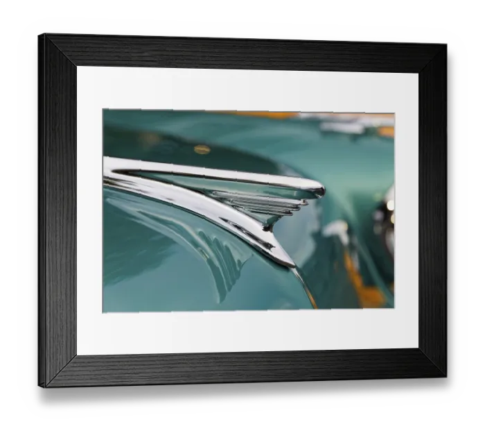 Framed Print : Automobile, car show, hood figure Framed Print : Automobile, car show, hood figure