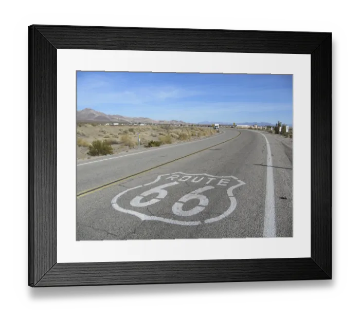 Framed Print : Route 66