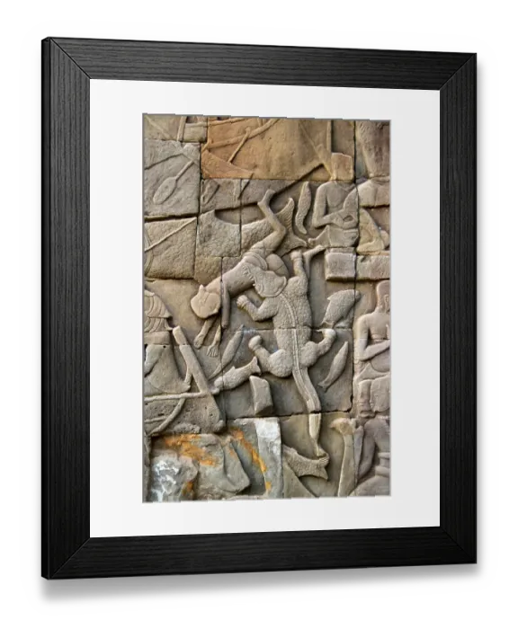 Framed Print : The Bayon was originally the official state temple of the Mahayana Buddhist King Jayavarman VII Framed Print : The Bayon was originally the official state temple of the Mahayana Buddhist King Jayavarman VII