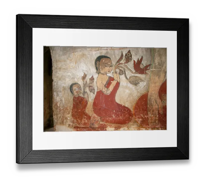Framed Print : The Sulamani Temple was built in 1183 by King Narapatisithu (r)