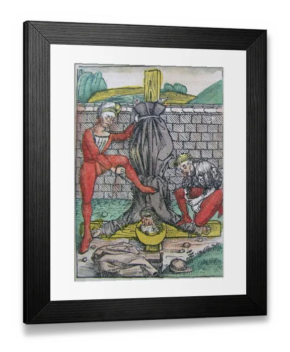 Framed Print : The Nuremberg Chronicle is an illustrated world history