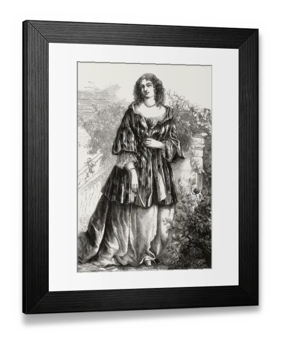 Framed Print : Marie de Rabutin-Chantal, marquise de Sevigne