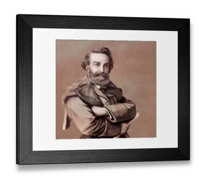 Framed Print : Louis Favre, 1826 - 1879