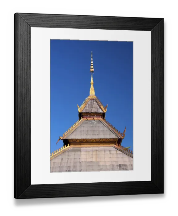 Framed Print : Wat Duang Di or The Good Luck Monastery dates from the 19th century