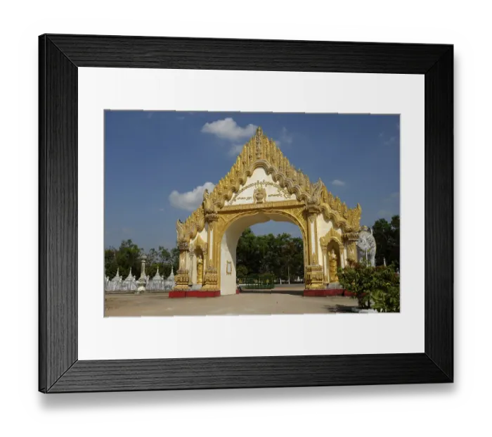 Framed Print : Ornamental Torana, Bago, Myanmar Framed Print : Ornamental Torana, Bago, Myanmar