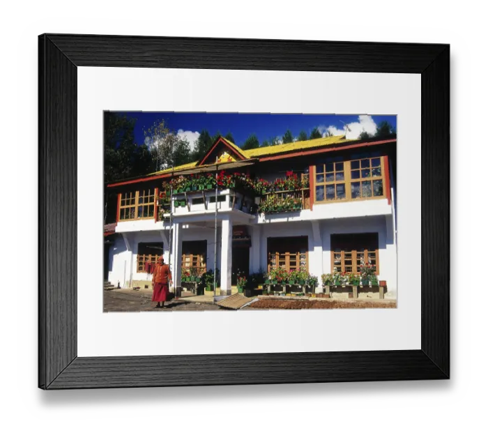 Framed Print : Monastery, Ricyalling, Arunachal Pradesh, India Framed Print : Monastery, Ricyalling, Arunachal Pradesh, India