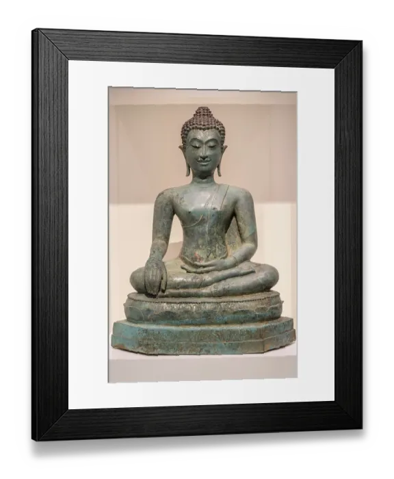 Framed Print : Buddha, northern Thailand, 14th century Framed Print : Buddha, northern Thailand, 14th century