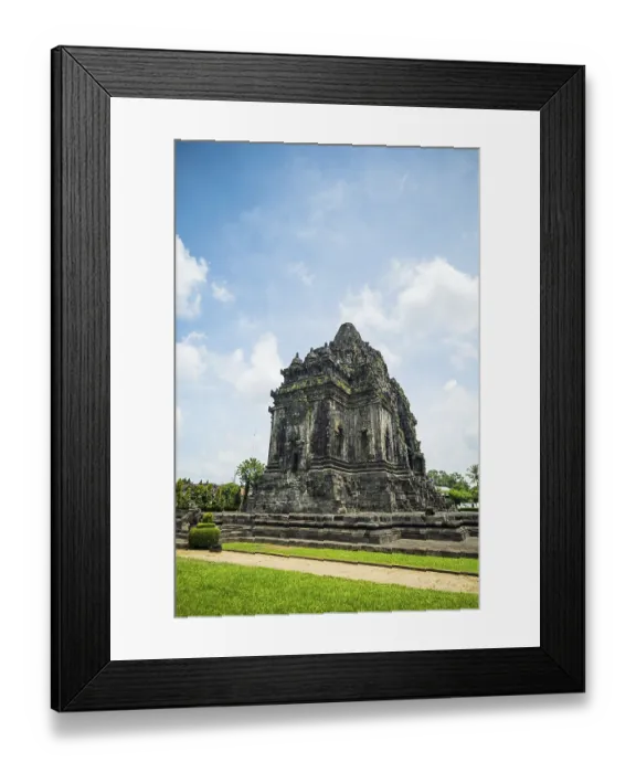 Framed Print : Kalasan temple, it is believed as the oldest Buddhist temple in Central Java and Yogyakarta