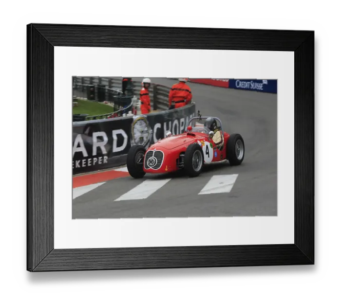 Framed Print : Maserati A6 GCS, driver Christian Dumolin Framed Print : Maserati A6 GCS, driver Christian Dumolin