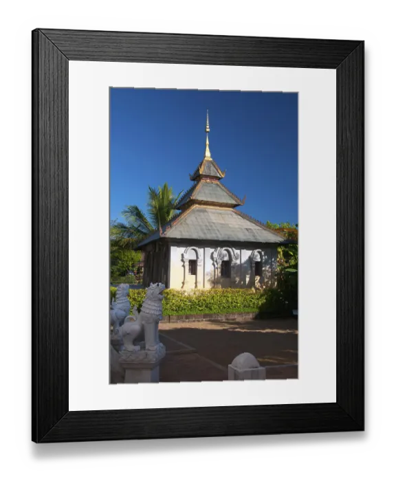 Framed Print : Wat Duang Di or The Good Luck Monastery dates from the 19th century