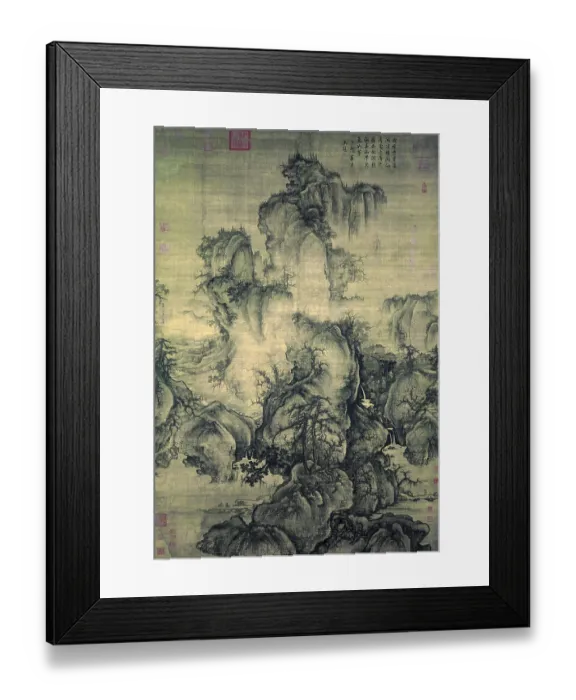 Framed Print : Early Spring is a hanging scroll painting by the artist Guo Xi