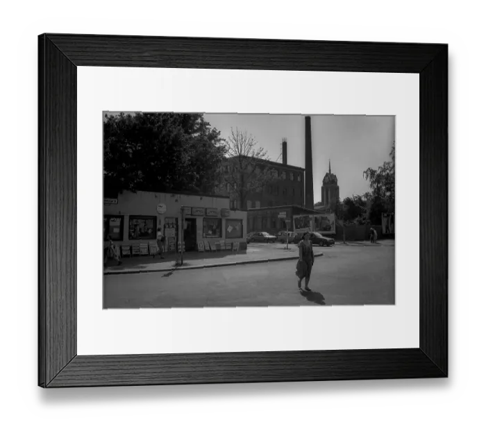 Framed Print : Germany, Berlin, 19.05.1992, Street scene Framed Print : Germany, Berlin, 19.05.1992, Street scene