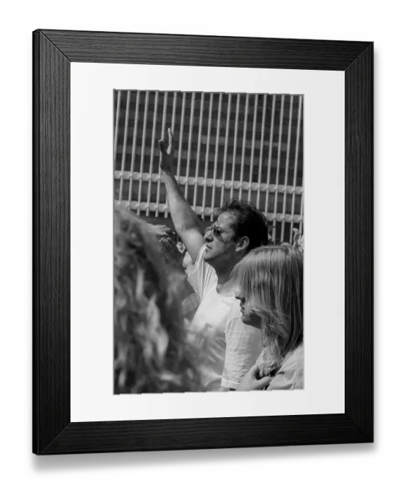 Framed Print : Germany, Berlin, 23 May 1992, March for Jesus