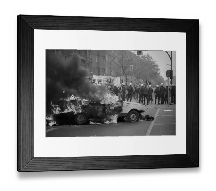 Framed Print : Germany, Berlin, 01.05.1992, 1st May 92