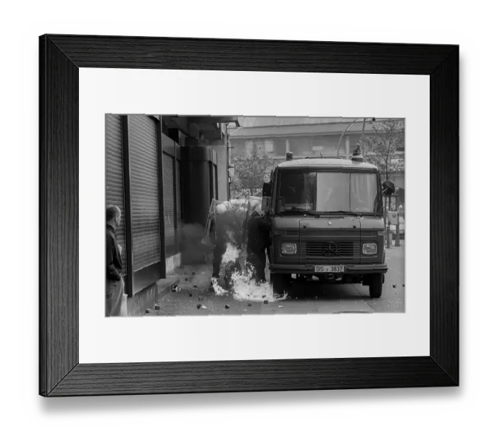 Framed Print : Germany, Berlin, 01.05.1992, 1st May 92