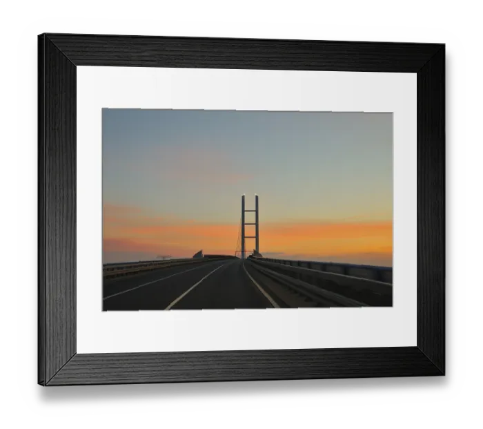 Framed Print : Strelasund crossing on Rugen in the evening Framed Print : Strelasund crossing on Rugen in the evening