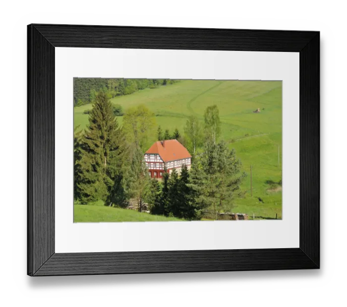 Framed Print : Saupsdorf in Saxon Switzerland Framed Print : Saupsdorf in Saxon Switzerland