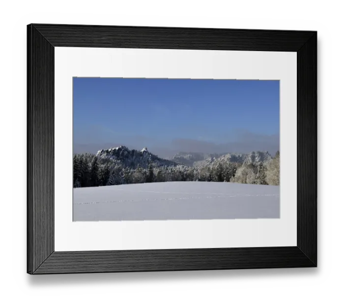 Framed Print : View to Gamrig in Saxon Switzerland Framed Print : View to Gamrig in Saxon Switzerland