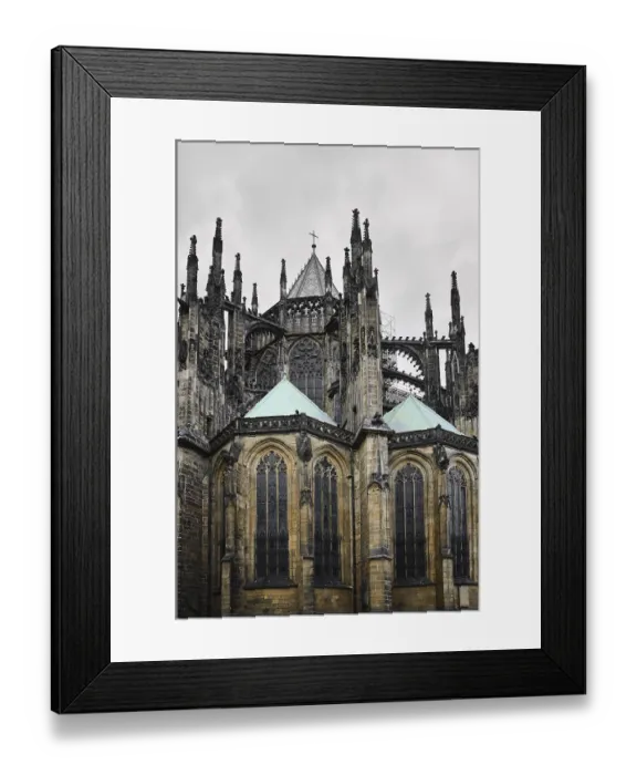 Framed Print : St. Vitus Cathedral In Prague, Czech Republic Daugavpils