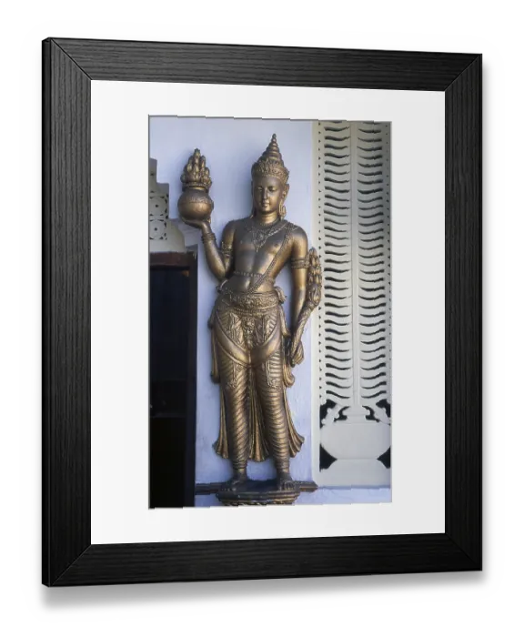 Framed Print : The Gangatilaka Vihara, built in the 1960s