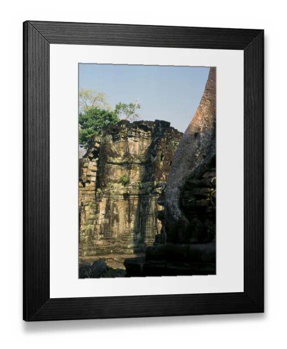 Framed Print : Preah Khan (Temple of the Sacred Sword) was built in the late 12th century (1191)
