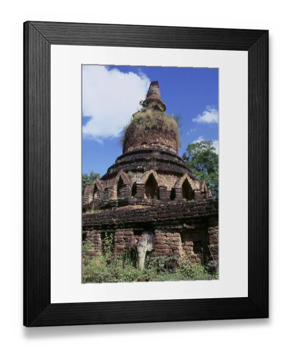 Framed Print : Kamphaeng Phet Historical Park in central Thailand was once part of the Sukhothai Kingdom that flourished in the 13th
