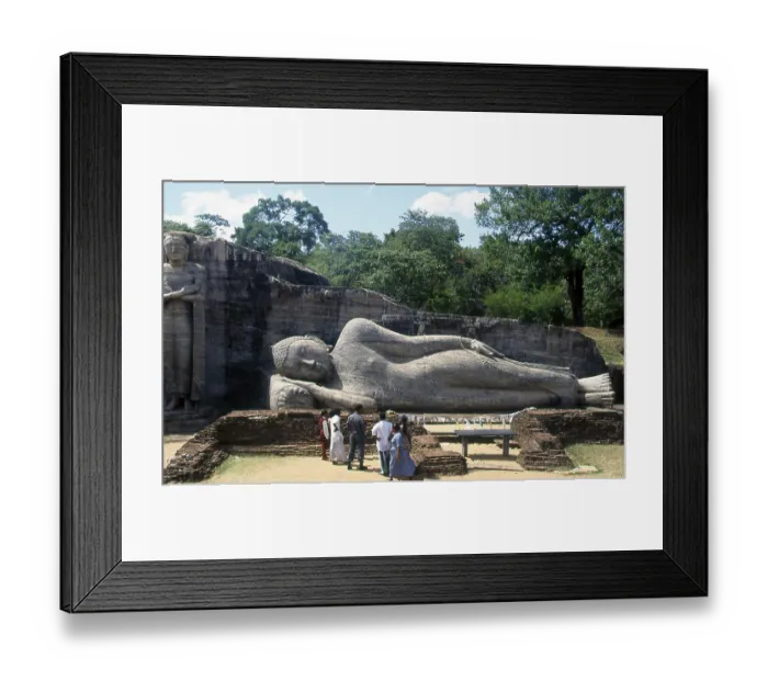 Framed Print : Gal Vihara, a Buddhist rock temple
