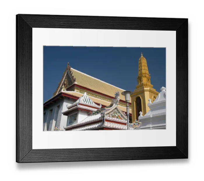 Framed Print : Bowonniwet Vihara Temple is one of the main Buddhist temples in Phra Nakorn Framed Print : Bowonniwet Vihara Temple is one of the main Buddhist temples in Phra Nakorn