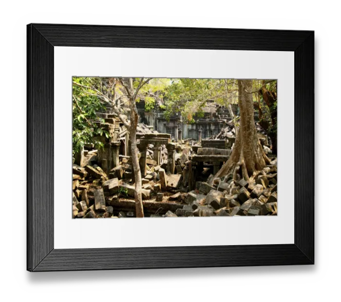 Framed Print : Beng Mealea was built as a Hindu temple