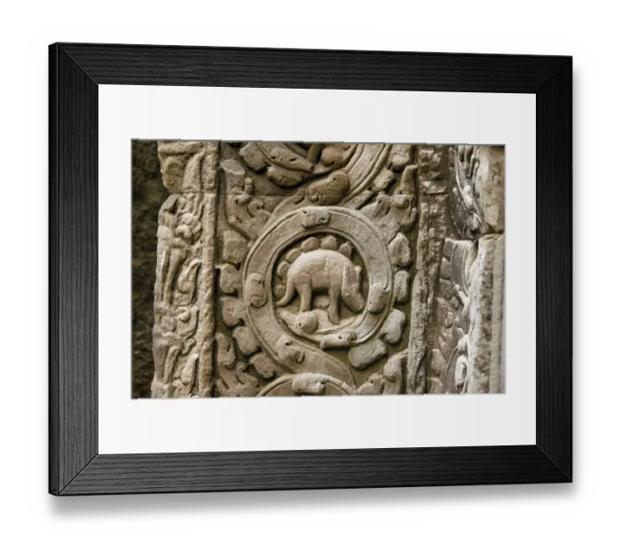 Framed Print : Ta Prohm was built in the Bayon style largely in the late 12th and early 13th centuries