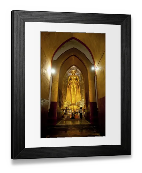 Framed Print : Perhaps the highest revered temple in Bagan