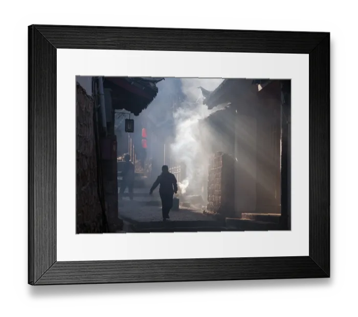 Framed Print : The Naxi or Nakhi are an ethnic group inhabiting the foothills of the Himalayas in the northwestern part of Yunnan