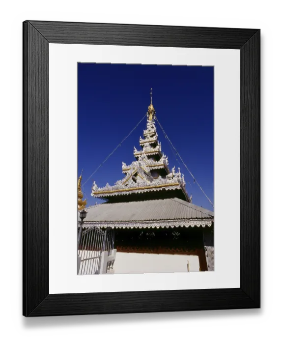 Framed Print : Wat Chong Klang, built in the 1860s
