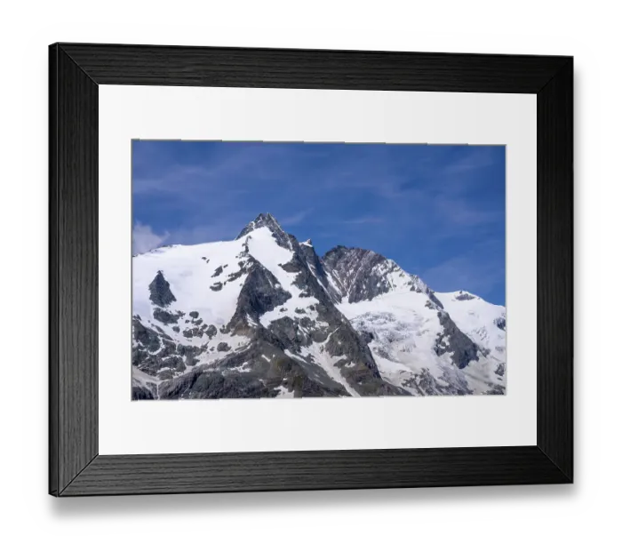 Framed Print : Pasterze, glacier, Austria, GroBglockner