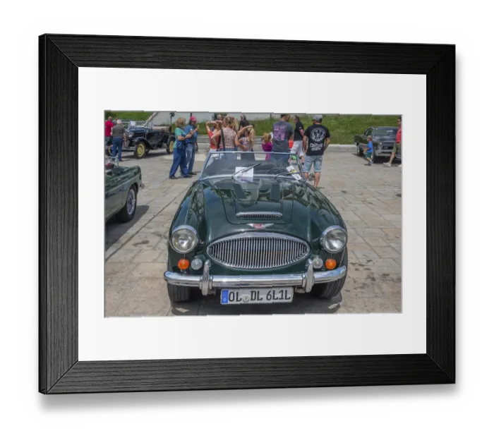 Framed Print : Vintage car meeting, Austin-Healey 3000 Mk Framed Print : Vintage car meeting, Austin-Healey 3000 Mk