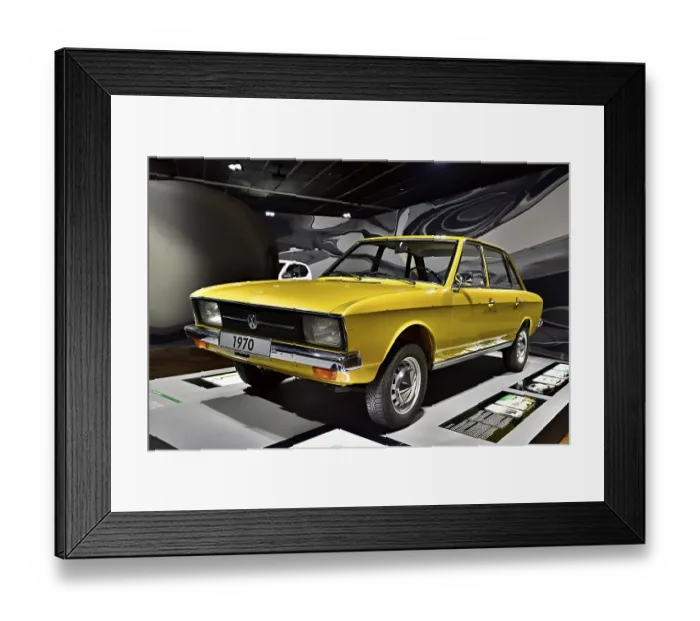 Framed Print : This car was to herald a turning point at Volkswagen in the 1970s Framed Print : This car was to herald a turning point at Volkswagen in the 1970s