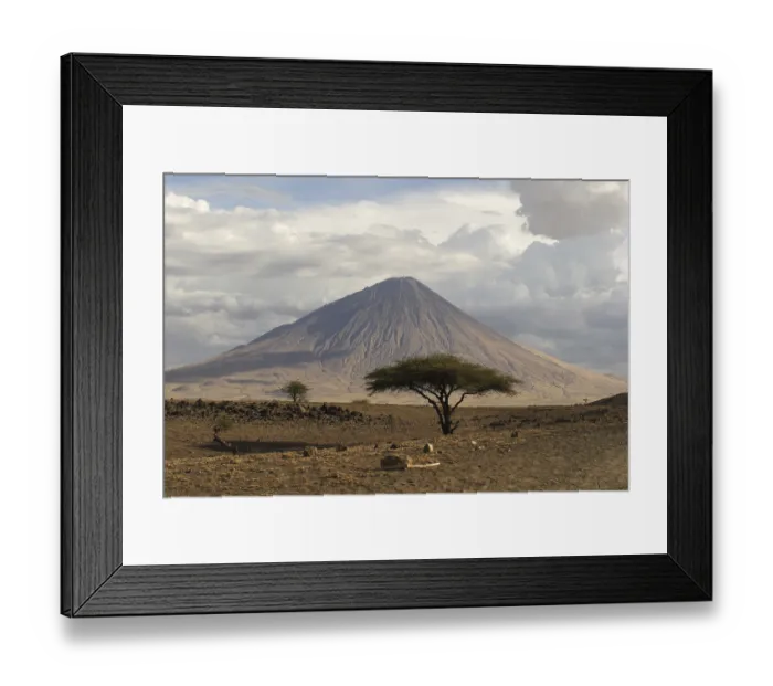 Framed Print : Ol Doinyo Lengai Volcano Framed Print : Ol Doinyo Lengai Volcano